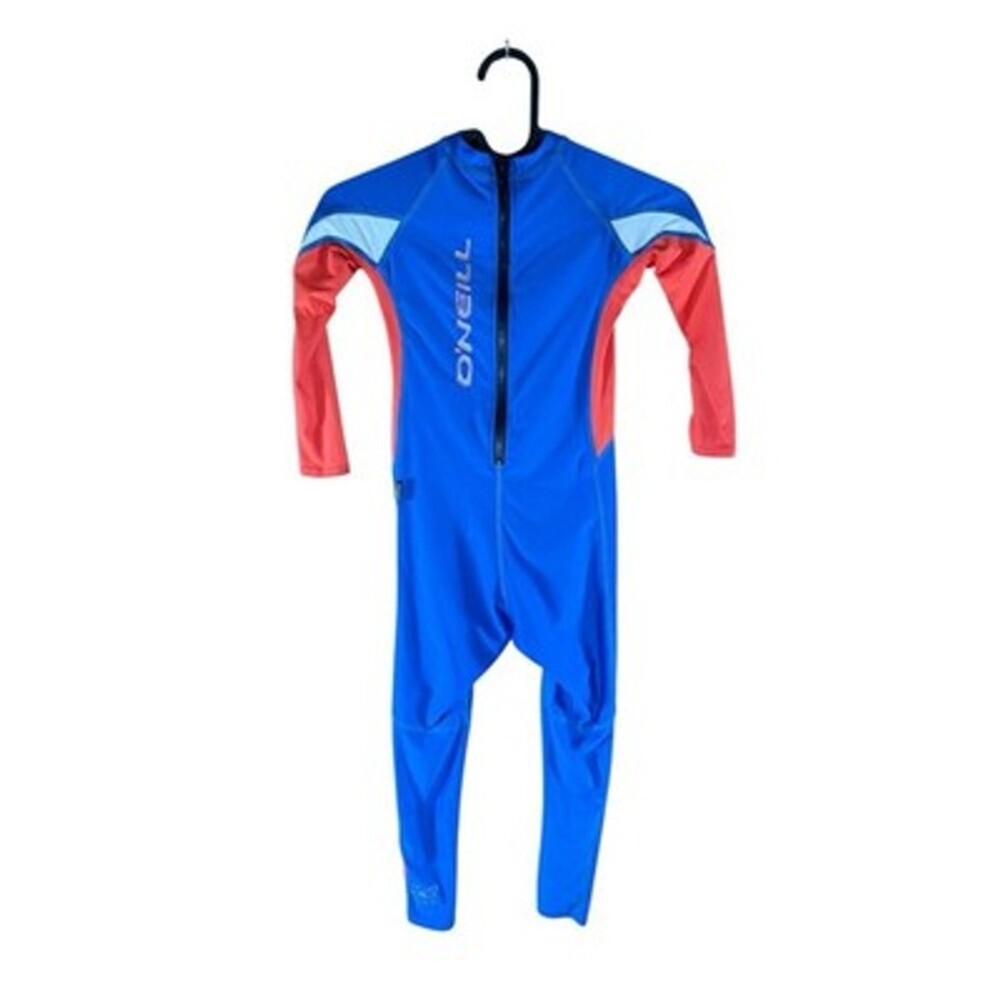 O'Neill Swim Surf 2mm Wetsuit 50+ UV Block Full Body Zipper Back Kids Size 4